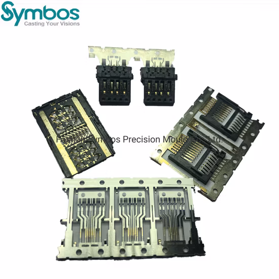 Height Double Row Modular Position Male Header Spring-Load Dual Row SMD Pogo Pin Connector Molding
